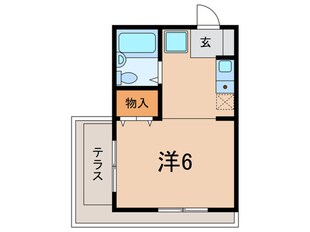 パル六甲の物件間取画像